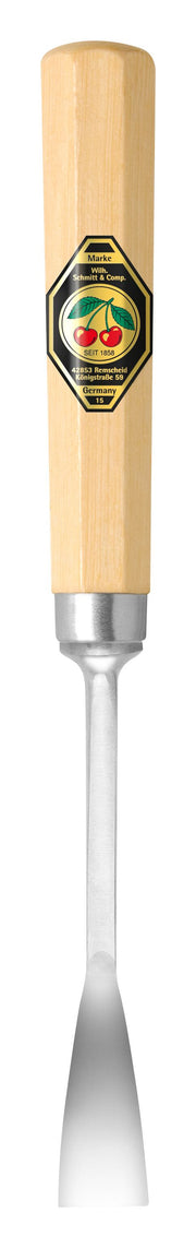 Woodcarving Chisel - Short Reverse Bent Flat Gouge #4