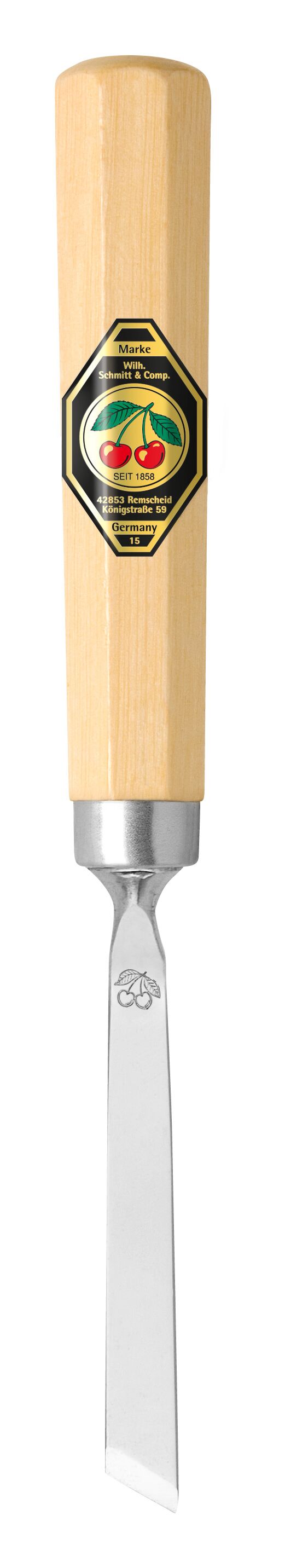 Short Series Woodcarving Chisel - Straight Flat Skew Edge #1