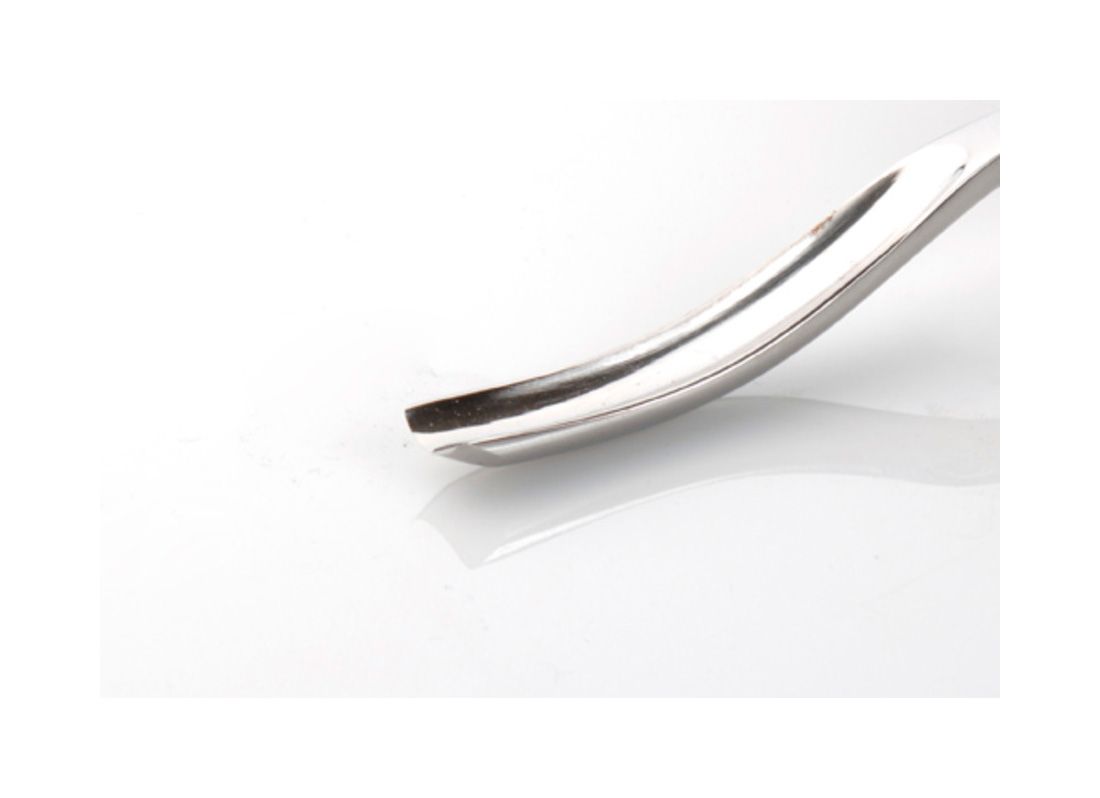 Short Series Woodcarving Chisel - Long Bent Gouge #8