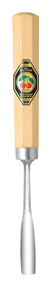 Short Series Woodcarving Chisel - Short Bent Gouge #10