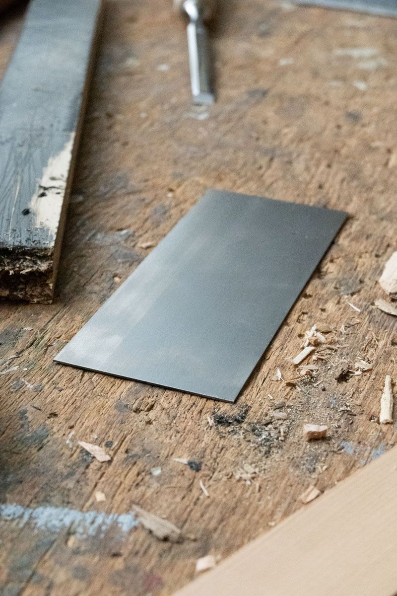 Cabinet Scraper - Rectangular 0.5mm thick