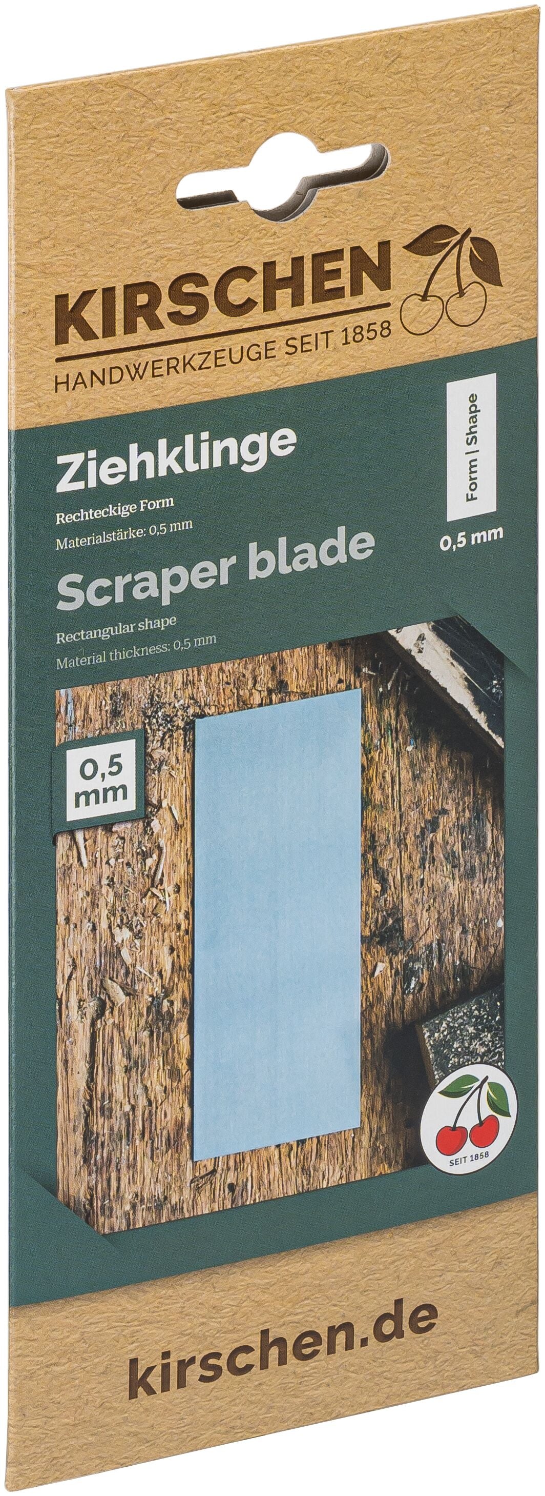 Cabinet Scraper - Rectangular 0.5mm thick