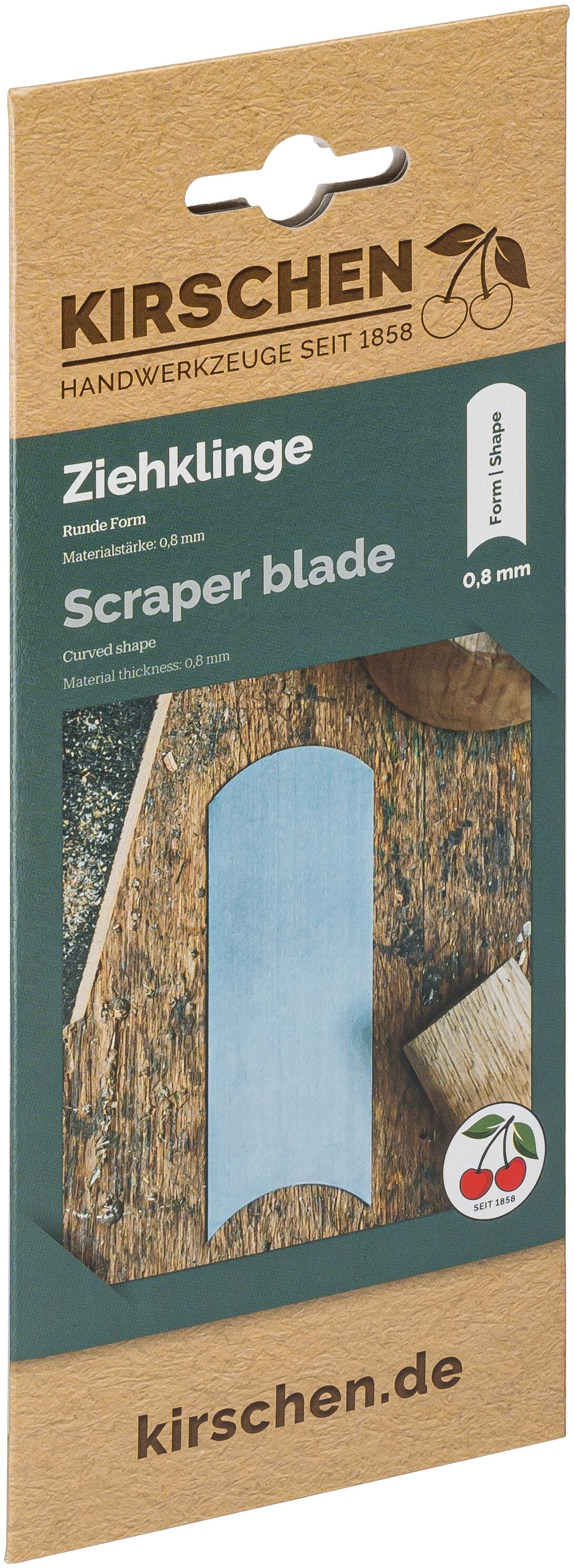 Cabinet Scraper - Concave/Convex 0.8mm thick