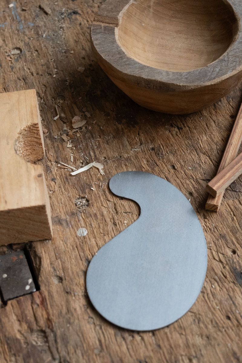 Cabinet Scraper - Goose Neck 0.8mm thick