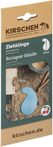 Cabinet Scraper - Goose Neck 0.8mm thick