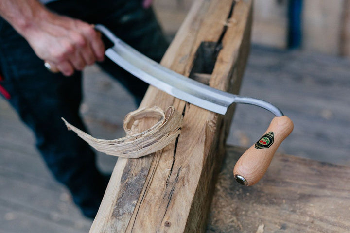 Woodcarving Draw Knife - Curved 250mm