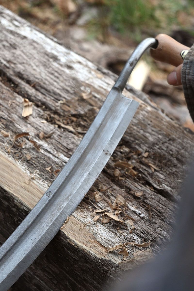 Woodcarving Draw Knife - Curved 250mm